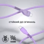 Кабель ArmorStandart Cable USB-C to USB-C 3A 1m Purple (ARM65291) фото 4