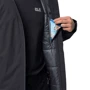 Куртка Jack Wolfskin Argon Storm Jacket 1111722-6000 56 чорна зимова з капюшоном: Тип застібки На молнии