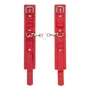 Оковы Leather Standart Leg Cuffs, Red