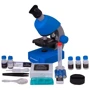 Мікроскоп Bresser Junior 40x-640x Blue з набором для дослідів та адаптером для смартфона (8851300WXH000): Тип Оптические