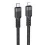 Кабель Hoco Cable USB-C to Lightning U110 20W 1.2m Black