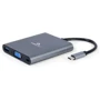 Адаптер Cablexpert Adapter USB-C to USB+HDMI+VGA+3.5mm+SD+microSD (A-CM-COMBO6-01): Колір серый