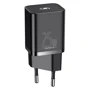 Зарядное устройство Baseus USB-C Wall Charger Super Si 25W Black with Cable USB-C to USB-C (TZCCSUP-L01): Особенности Power Delivery (PD), Быстрая зарядка, USB-C