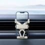Держатель Baseus Car Holder Air Vent Stable Gravitational White (SUWX010002) фото 9