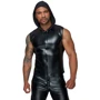 Безрукавка с капюшоном Noir Handmade H062 Hooded Shirt Black, XL