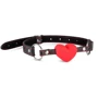 Силиконовый кляп в виде сердца Whipped - Heart Ball Gag