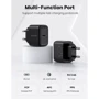 Зарядное устройство Ugreen USB-C Wall Charger CD250 25W Black with USB-C Сable (50581): Количество USB-портов 1