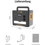 Hiker Powerness Portable Power Station U1500 1536Wh 1500W Black: Разъемы для подзарядки USB-C, Зарядка от автомобиля, Зарядка от солнечной панели, Зарядка от сети