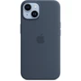 Чехол для iPhone Apple iPhone 14 Silicone Case with MagSafe - Storm Blue (MW5T3ZE/A): Тип чехла накладка на заднюю часть