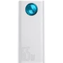 Внешний аккумулятор Baseus Power Bank 30000mAh Amblight Digital Display Quick Charge 65W White (PPLG-A02/PPLG000102)