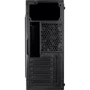 Корпус AEROCOOL PGS Streak (Black): Матеріал передній панелі пластик