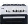 Газовая плита Houser FSG 5200 W: Рабочая поверхность эмалированная сталь
