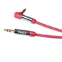2E аудіо (jack 3.5мм-M / jack 3.5мм-M) right angel, Coiled 1.8м, Red 2E-W9653RRD фото 2