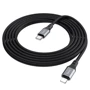 Кабель Hoco Cable USB-C to Lightning X92 Honest 2.4A 3m Black фото 5