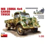 Сборная модель MiniArt Немецкий полноприводный грузовой автомобиль MB L1500A (MA35150)