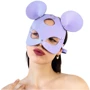 Кожаная маска мышки Art of Sex - Mouse Mask, лавандовый