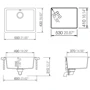 Schock QUADRO N-100 (25026001): Форма Прямоугольная