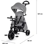 Трехколесный велосипед Kinderkraft Jazz Grey (KKRJAZZGRY0000): Рекомендуемый возраст от 9 месяцев