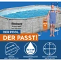 Бассейн Bestway каркасный овальный 488-305-107 см (56946) (фильтр-насос, лестница, тент) фото 3