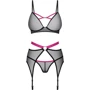 Комплект Obsessive Novenes 3-pcs set XS/S