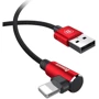 Кабель Baseus USB Cable to Lightning MVP Elbow 2.4A 1m Red (CALMVP-09) фото 4