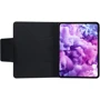 Аксессуар для iPad LAUT ZURO FOLIO with Apple Pencil Black (L_IPP24S_ZU_BK) for iPad Pro 11 2024 M4: Особенности Складывается в подставку, Приятен на ощупь, Стильный дизайн, покрытие из микрофибры, Надежная защита от царапин и загрязнений, магнитное сцепление, режим автопробуждения/сна
