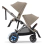 Прогулянкова коляска Cybex eGazelle S TPE Almond Beige з електродвигуном та функцією заколисування (524000547) фото 9