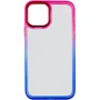 Чехол для iPhone TPU Case TPU+PC Fresh Sip Blue/Pink for iPhone 14 Plus: Цвет розовый