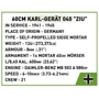 Конструктор Cobi Самохідна мортира Карл 1:28 1574 деталі (COBI-2560): Кількість деталей, шт. 1574