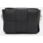 Женская сумка через плечо Borsa Leather черная (K12118bl-black): Страна производитель Тайвань
