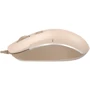 Мышь A4Tech FM26S USB Cafe Latte: Эргономика симметричная для левшей
