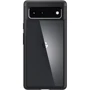 Чохол для телефона Spigen Ultra Hybrid Matte Black (ACS03439) для Google Pixel 6: Матеріал поликарбонат и термополиуретан