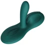 Sit-on-top смарт-вибратор Zalo – Flora Smart Vibrating Pad Turquoise Green, 9 моторов
