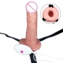 Страпон LoveToy Unisex Hollow Strap On Vibrating