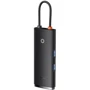 Адаптер Baseus Adapter Lite Series USB-C to 2хUSB3.0+USB-C+HDMI+SD Black (WKQX050101): Интерфейс подключения USB 3.0, USB-C