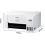МФУ Epson EcoTank L3266 WiFi (C11CJ66411) UA: ЖК дисплей 3.7 см цветной