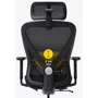 Крісло Mealux Q1 Air Fabric Black (HF-Q1 F/B) фото 12