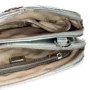 Женская сумка кросс боди Guess Blakely Status Crossbody серебристая (HWMY7663140-SIL): Фактура Стеганая, Матовая, Гладкая
