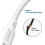 Кабель Spigen Cable USB-C to USB-C DuraSync 60W 1.5m White (000CA25703) фото 3