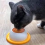 Миска шарик-лизун CattyMan Lick Ball для жидких лакомств для котов Желтый (59276): Материал Полипропилен, Силикон