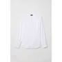 Рубашка H&M 8135950 50 белая с длинным рукавом: Воротник/Горловина Стойка