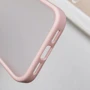 Чохол для iPhone Mobile Case TPU+PC Metal Buttons Pink for iPhone 16 Pro Max: Матеріали поликарбонат и полиуретан