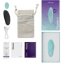 Смарт-вибратор в трусики We-Vibe Moxie+ Aqua с пультом ДУ