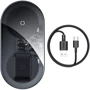 Зарядний пристрій Baseus Dual Wireless Charger Pro Edition Transparent (WXJK-CA02) for Smartphones and Pods: Кількість USB-портів немає