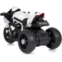 Дитячий електромотоцикл 3 колісний Bambi Racer Kawasaki 45W білий (M 5023EL-1): Вид мотоцикл