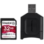Карта памяти Kingston 32GB SDHC class 10 UHS-I U3 React Plus + USB card reader (MLPR2/32GB)