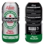 Недорогой мастурбатор-вагина Alive Heineken Vagina в виде банки пива