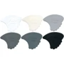 Медиатор Набор медиаторов DUNLOP 4440 NYLON FINS STANDARD CABINET: Форма медиатора Shark Fin