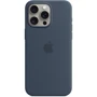 Чехол для iPhone Apple iPhone 15 Pro Max Silicone Case with MagSafe - Storm Blue (MT1P3ZM/A)