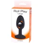 Анальная пробка Seven Creations Roll Play Large с шариком внутри, 10,4х4,1 см